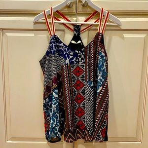 RD Style Stitch Fix geometric floral swing tank